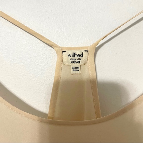 Aritzia x Wilfred • blush pink 100% silk dress sz XS - Picture 7 of 7